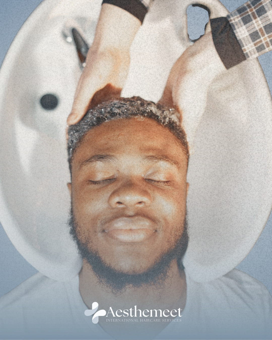 Hair transplant aftercare and first wash at Aesthemeet in Addis Ababa